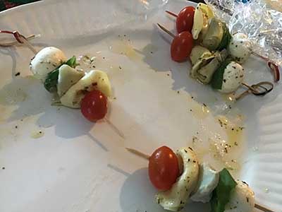 caprese skewers