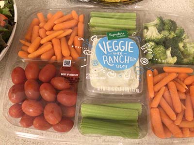 veggie platter (vegetable platter)