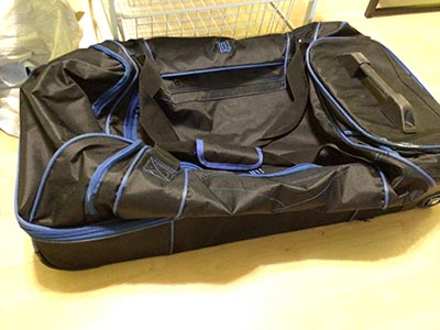 large wheeled duffle bag