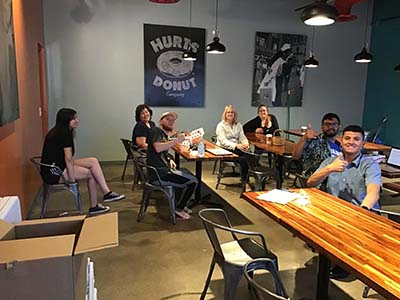 small business owners at Open Connections meeting