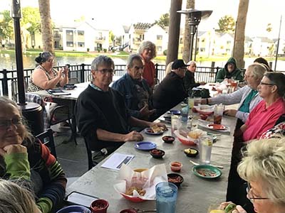 members and guests at Epicurean Toastmasters meeting