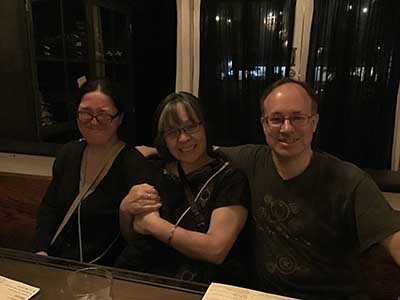neighbors gathering at Cornish Pasty Co. restaurant