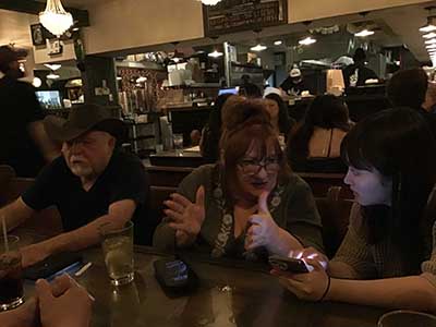 neighbors gathering at Cornish Pasty Co. restaurant