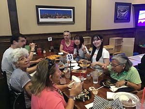 Welcome ESL Students from Japan - Dinner at Barro's Pizza - 23 August 2024