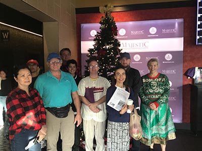 neighbors gathering at Tempe Majestic theater to watch Mufasa: The Lion King movie