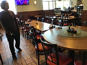 reserved tables at Chen's Noodle House, and Andrew Lin