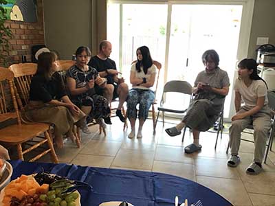 neighbors gather for farewell open house for Kotone