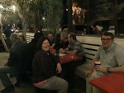 neighbors gathering at Cornish Pasty Co. restaurant