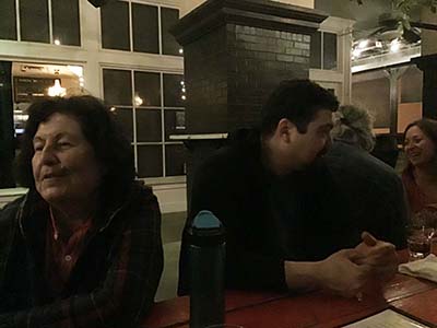 neighbors gathering at Cornish Pasty Co. restaurant
