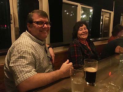 neighbors gathering at Cornish Pasty Co. restaurant