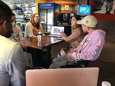 small business owners at Open Connections meeting