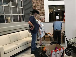 helping a couple in need move