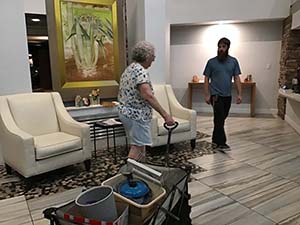 helping a couple in need move