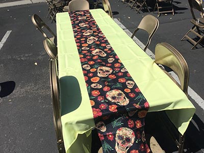 venue set up for Tempe Stake Mexican Celebration