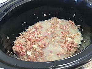 making clam chowder